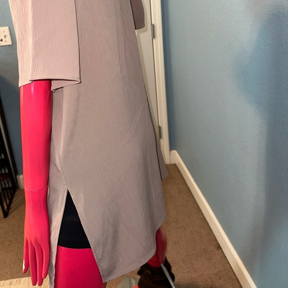 Women's Beige Button Down Shirt - Picture 3 of 9